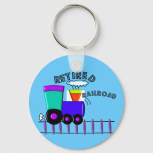 Porte-clés Cadeaux retirés de travailleur de chemin de fer