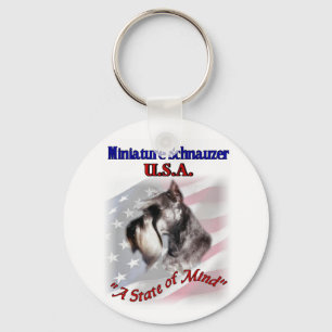 Porte-clés Cadeaux Schnauzer miniatures
