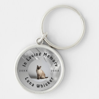 Porte-clés Cadre de mémoire de photo de chronologie d'animal