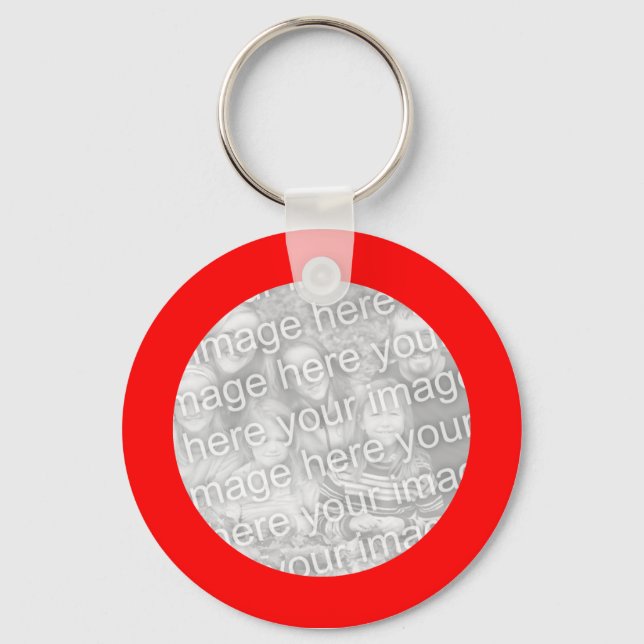 Porte-clés Cadre Rouge (Recto)