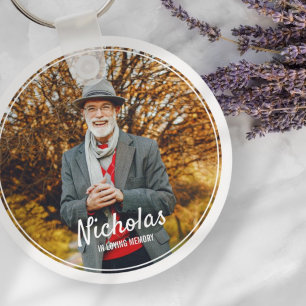 Porte-clés Cadres modernes Simple Photo Funeral Memorial