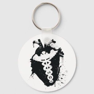 Porte-clés caduceus anatomic