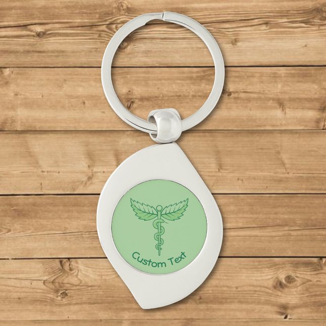 Porte-clés Caduceus avec Porte - clé Feuille (Créateur téléchargé)