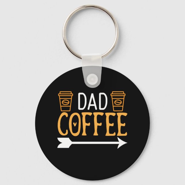 Porte-clés Café Art Papa Café (Recto)