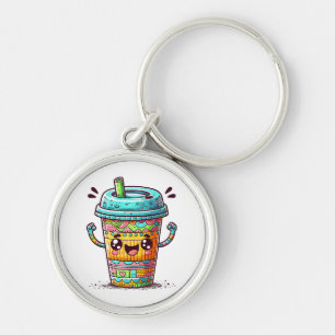 Porte-clés Café Kawai