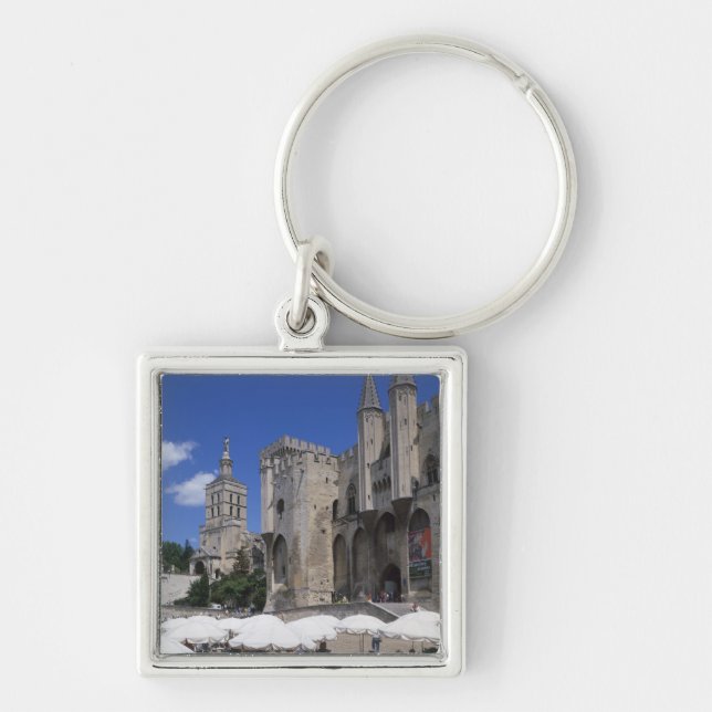 Porte-clés Café, Le Palais des Papes, Avignon, Vaucluse, (Devant)