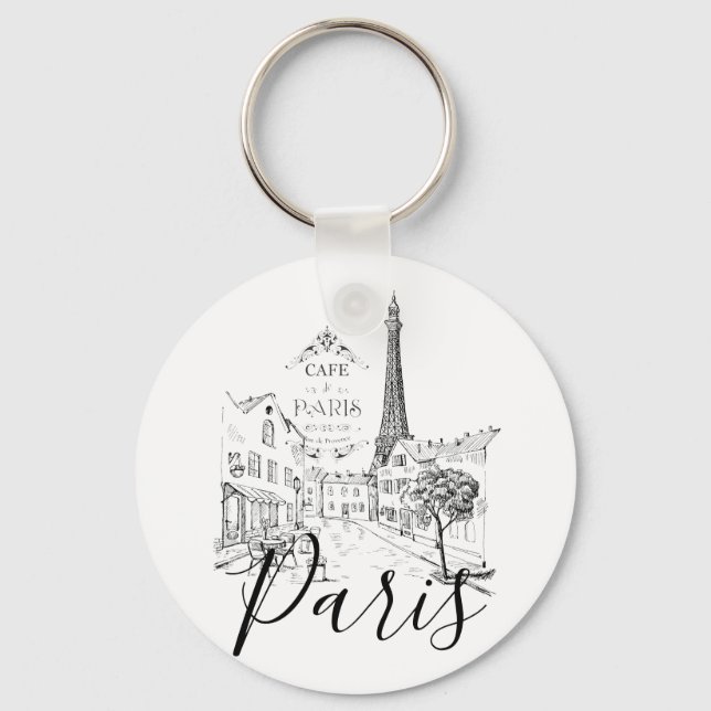 Porte-clés Cafe Paris   (Recto)