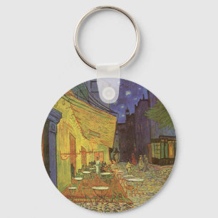 Porte-clés Cafe' Terrace At Night Van Gogh coffeehouse Gifts