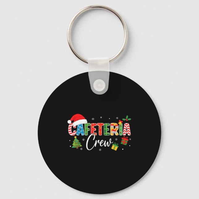 Porte-clés Cafeteria Crew Christmas Holiday School Staff Food (Recto)