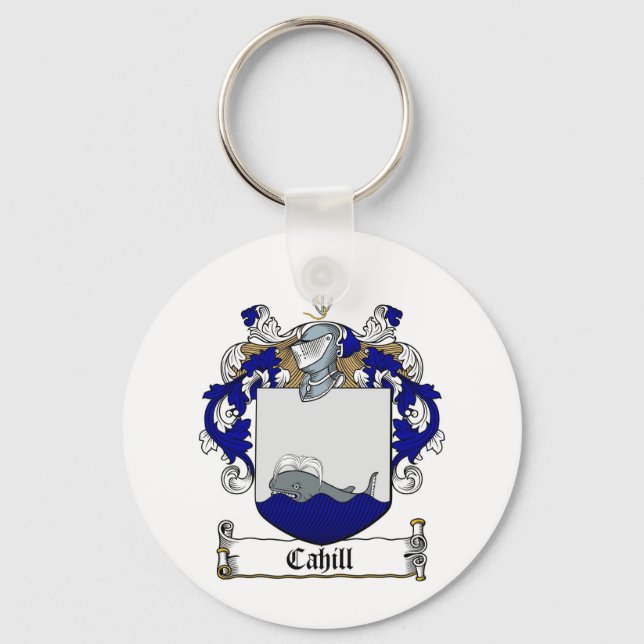 PORTE-CLÉS CAHILL FAMILLE CREST - CAHILL COAT D'ARMES (Recto)