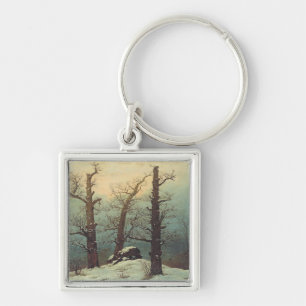 Porte-clés Cairn dans la neige par Caspar David Friedrich