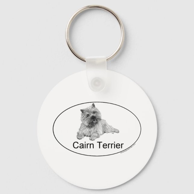 Porte-clés Cairn Terrier (Recto)