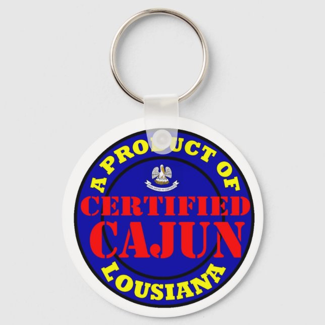 PORTE-CLÉS CAJUN CERTIFIÉ (Recto)