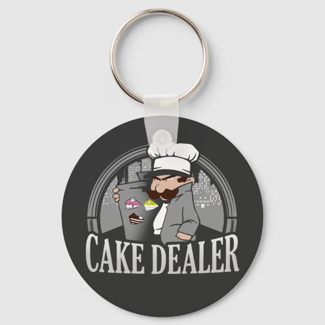 Porte-clés Cake Dealer Funny Bakery Owner Gag (Recto)