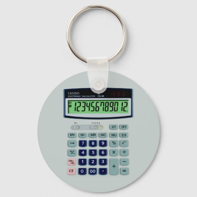 Porte-clés Calculatrice simulée (Recto)