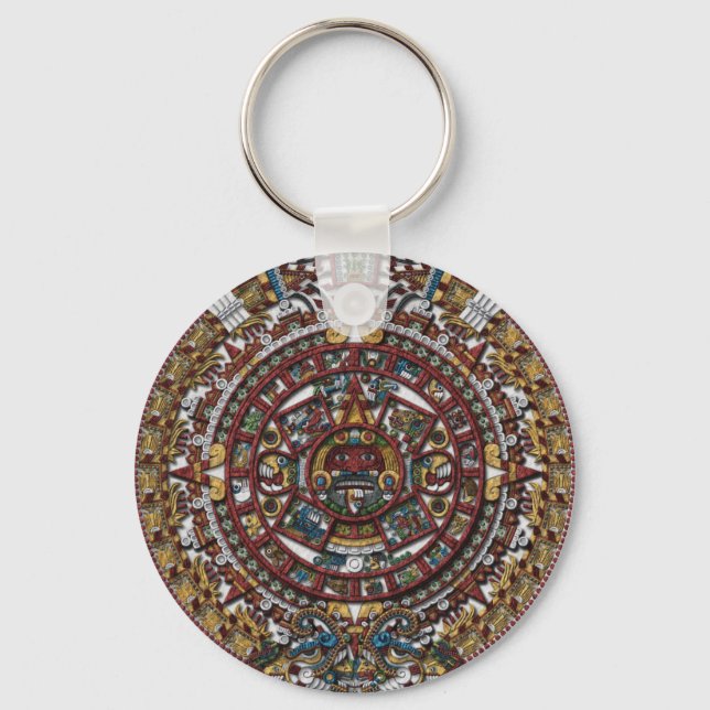 Porte-clés Calendrier Aztec (Recto)