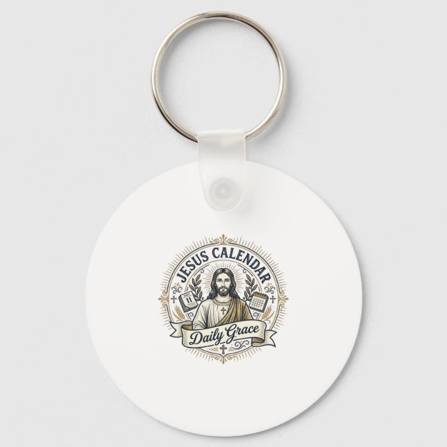 Porte-clés Calendrier de Jésus Grâce quotidienne Calendrier d (Recto)