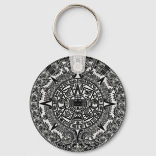 Porte-clés Calendrier Mayan Aztec (noir) 21 décembre 2012