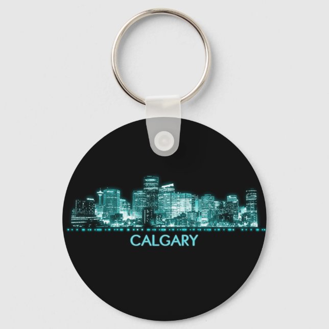 Porte-clés Calgary Skyline (Recto)