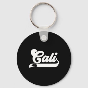 Porte-clés Cali Vintage Californie Ours Usa Etat Beauté Desi