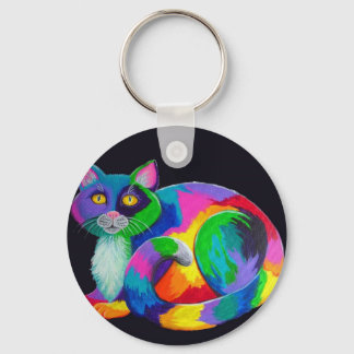 Porte-clés Calico coloré