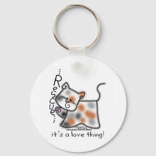 Porte-clés Calico SECOURT...c'est un truc d'amour !