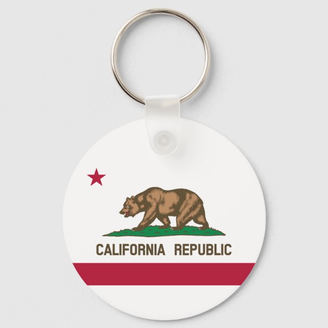 Porte-clés California Republic State Flag (Recto)