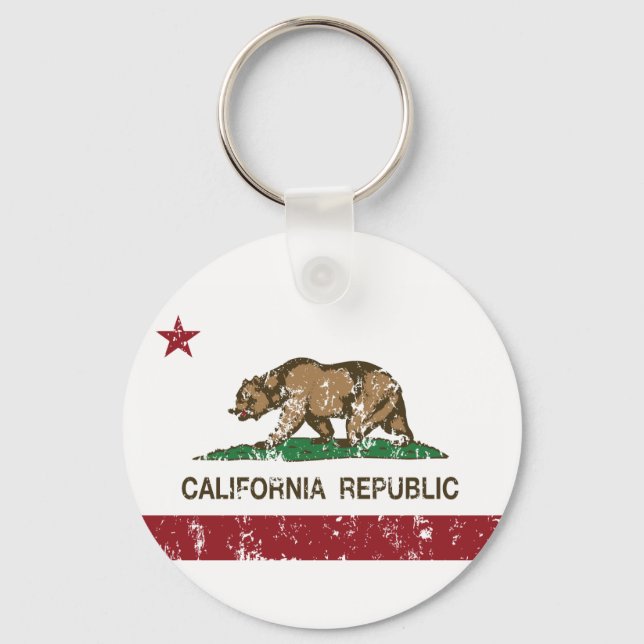 Porte-clés California Republic State Flag (Recto)