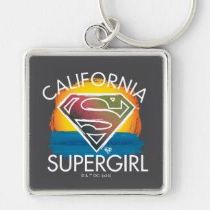 Porte-clés California Supergirl Sunset Graphic