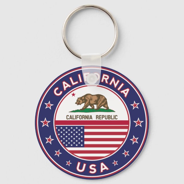 Porte-clés Californie (Recto)
