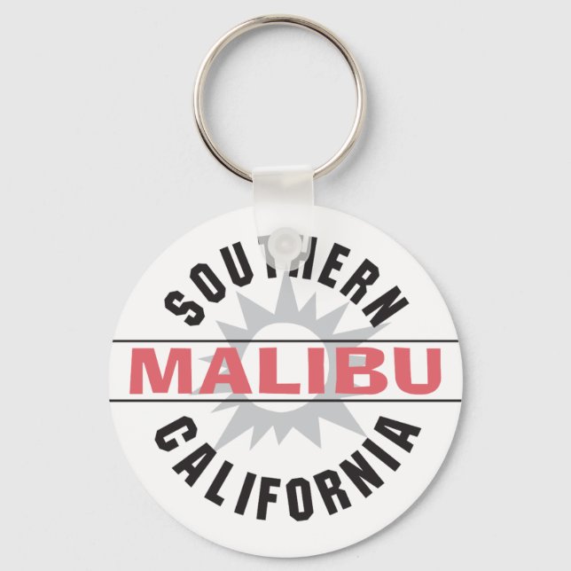 Porte-clés Californie du Sud - Malibu (Recto)