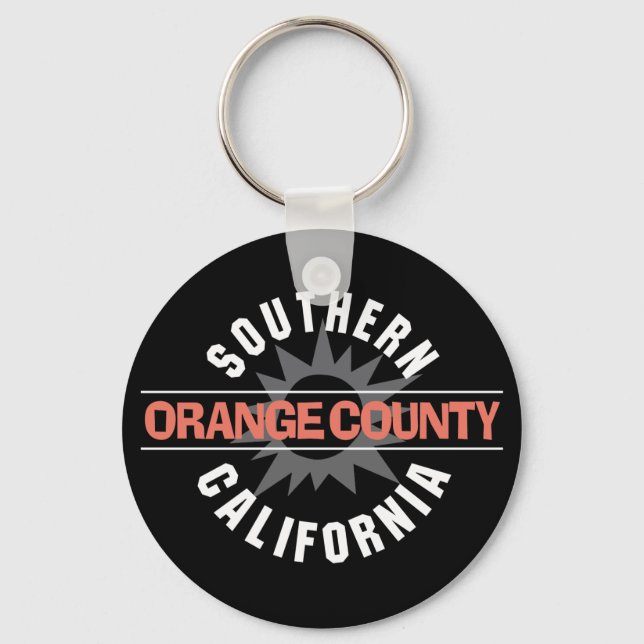 Porte-clés Californie du Sud - Orange Comté (Recto)