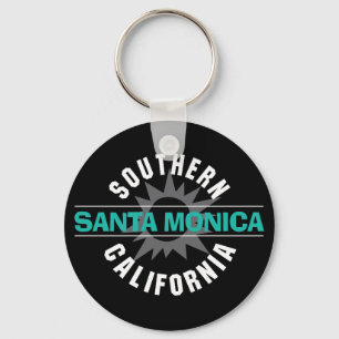 Porte-clés Californie du Sud - Père Noël Monica