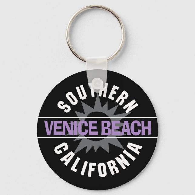 Porte-clés Californie du Sud - Plage de Venice (Recto)