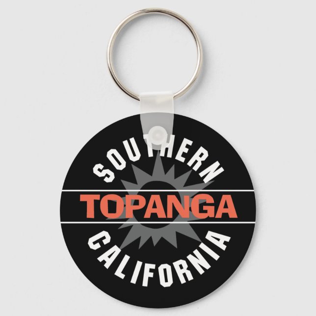 Porte-clés Californie du Sud - Topanga (Recto)