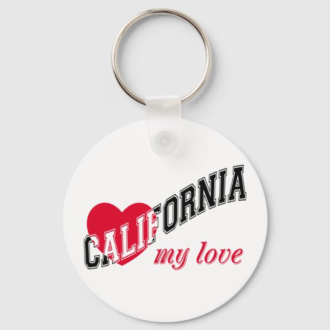 Porte-clés Californie, mon amour (Recto)