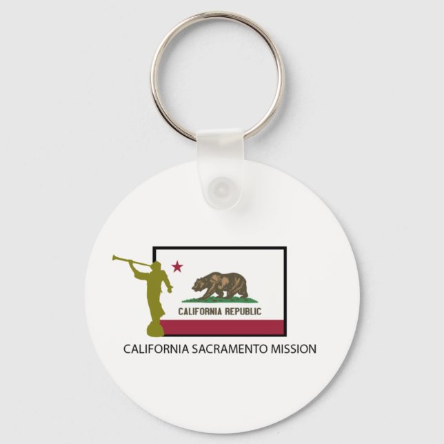 PORTE-CLÉS CALIFORNIE SACRAMENTO MISSION LDS CTR (Recto)