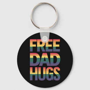 Porte-clés Câlins de papa gratuits Mois des fiertés LGBTQ Fie