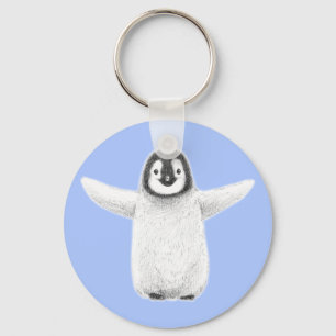 Porte-clés Câlins de pingouin