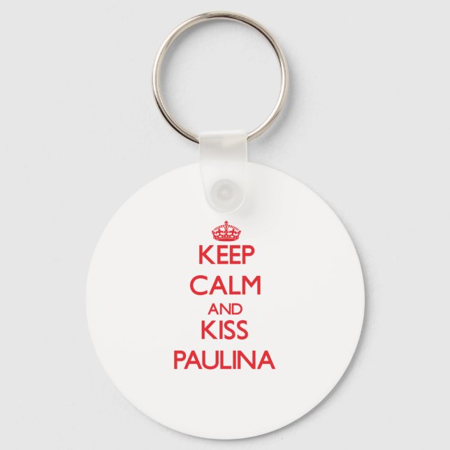Porte-clés Calme et baise Paulina (Recto)
