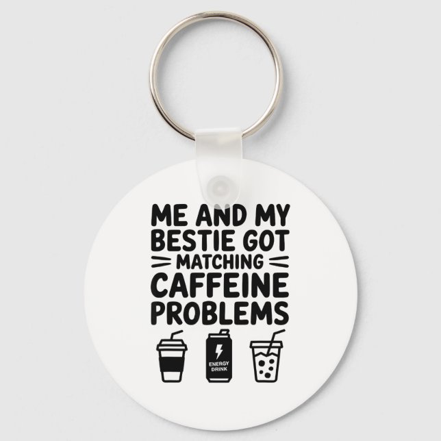 Porte-clés Camarades de café Co Design (Recto)