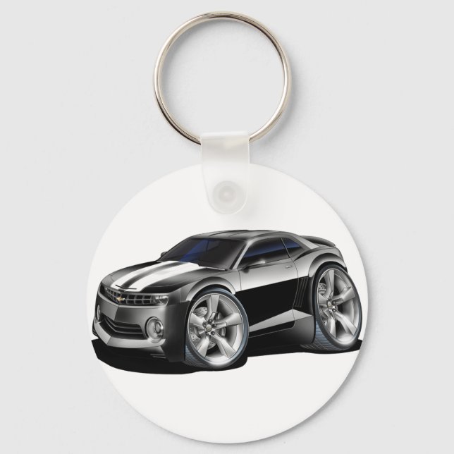 Porte-clés Camaro noir-blanc 2010-11 (Recto)
