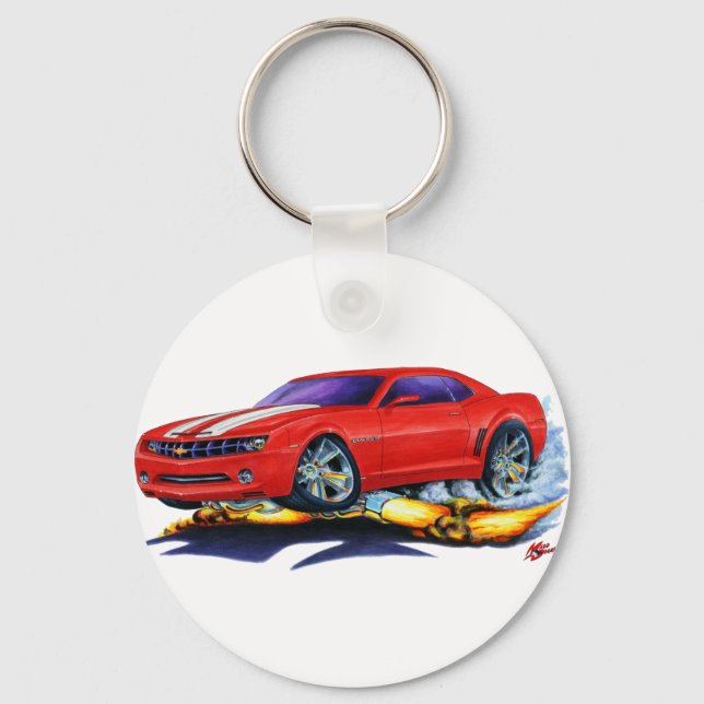Porte-clés Camaro Rouge-Blanc 2010 (Recto)