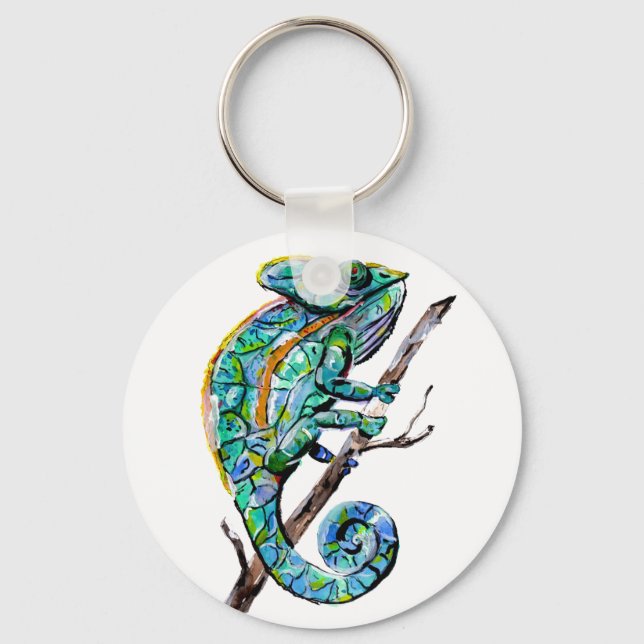 Porte-clés Caméléon Magique (Recto)