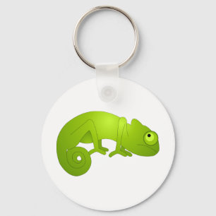 Porte-clés Caméléon mignon - vert