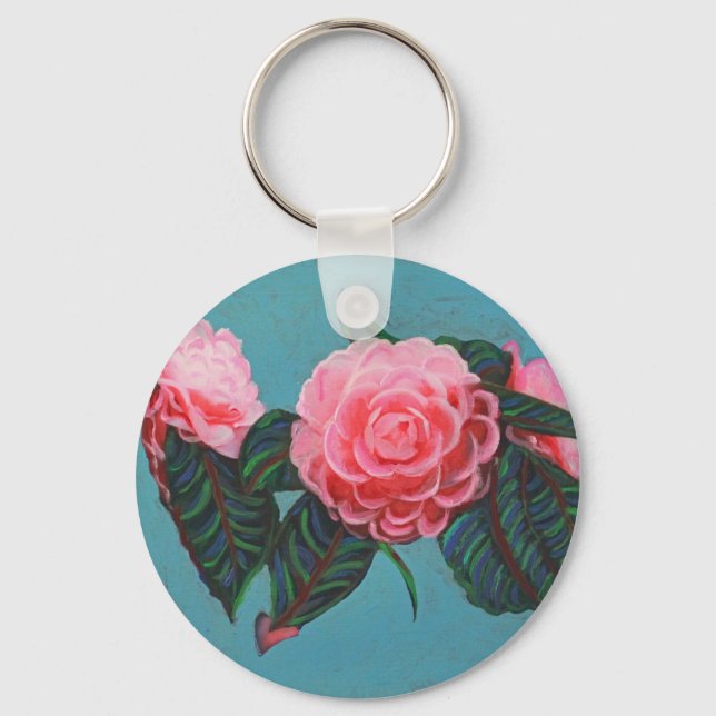 Porte-clés Camellia Japonica Sky (Recto)