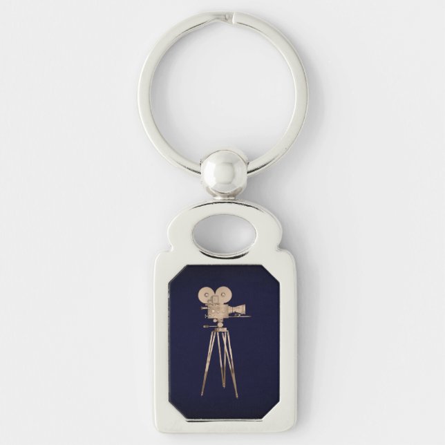 Porte-clés Caméra de film vintage (Devant)