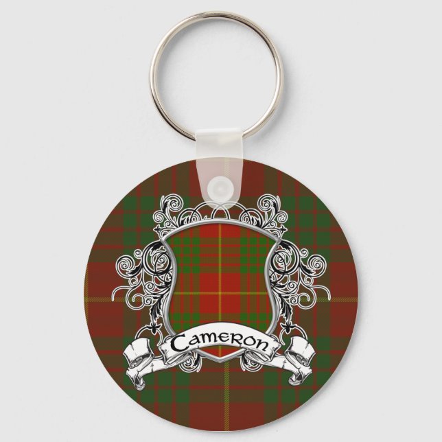 Porte-clés Cameron Tartan Shield (Recto)