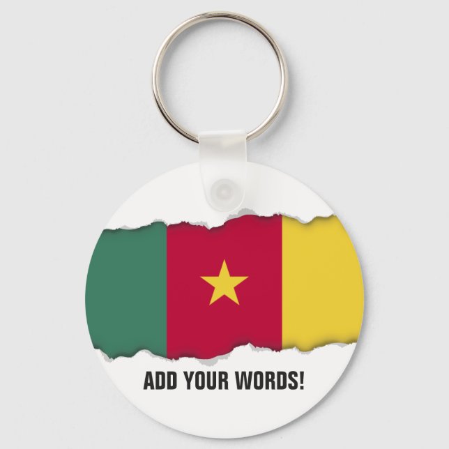 Porte-clés Cameroon Flag (Recto)