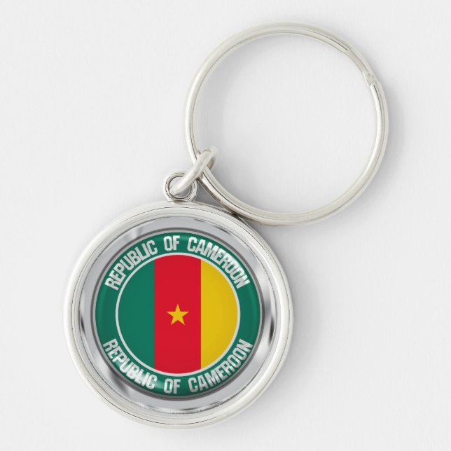 Porte-clés Cameroon Round Emblem (Devant)